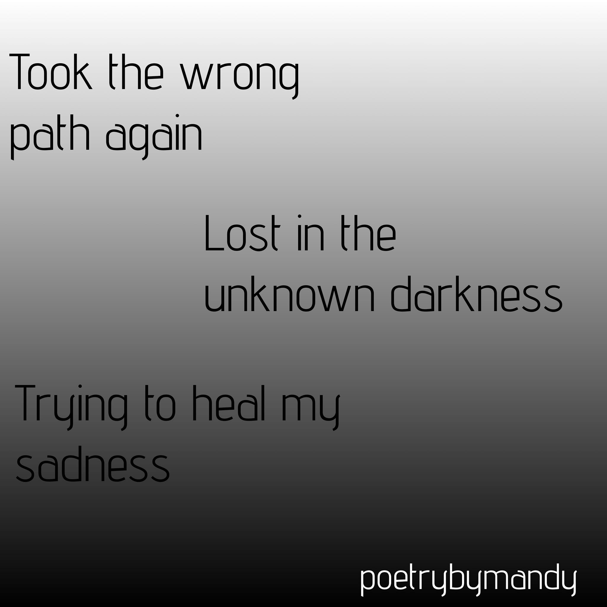 Wrong Path – Micro Poetry